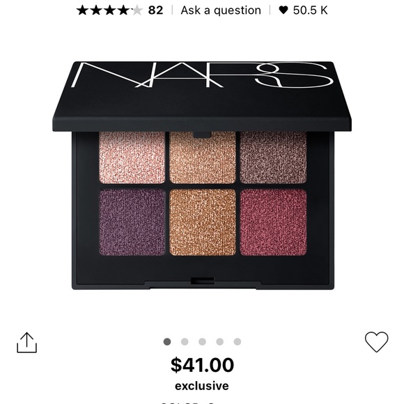 NARS | Makeup | Nars 6 Colours Eyeshadow Palette | Poshmark